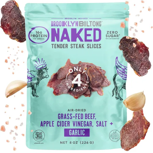 Miniatura 13 de Brooklyn Biltong Regalo de carne seca de res para hombres (Paquete de caja de regalo Biltong de 7) – Carne de res saludable alimentada con pasto