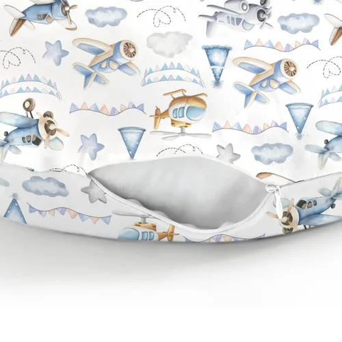 Miniatura 8 de Fundas de almohada de lactancia para niños y niñas, diseño retro, estrellas, nubes, cielo, para lactancia, almohadas suaves y elásticas extraíbles