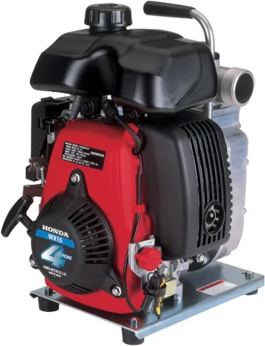 Miniatura 3 de Honda WX15 Bomba de agua de uso general de 1.5 pulgadas a gas para drenaje de piscinas, jardines, barcos y más, capacidad de 74 galones por minuto
