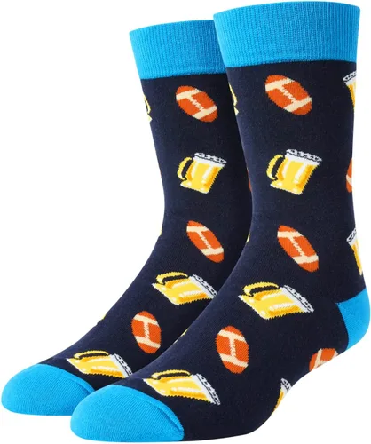 sockfun Divertidos calcetines locos y tontos para hombres, calcetines de cerveza, regalos para los amantes de la cerveza, regalos divertidos para