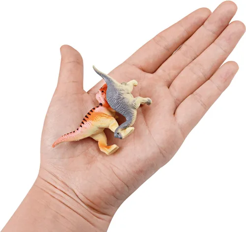 Miniatura 2 de HAPTIME Figuras de dinosaurio mini surtidas de plástico, pequeña figurita de dinosaurio, juguete pequeño de dino de 1.5 pulgadas - 3 pulgadas, ideal