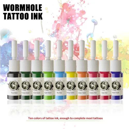 Miniatura 7 de Wormhole Kit de máquina de tatuaje inalámbrica, 2 piezas, fuente de alimentación inalámbrica de tatuaje, 20 agujas de cartucho, kit de máquina