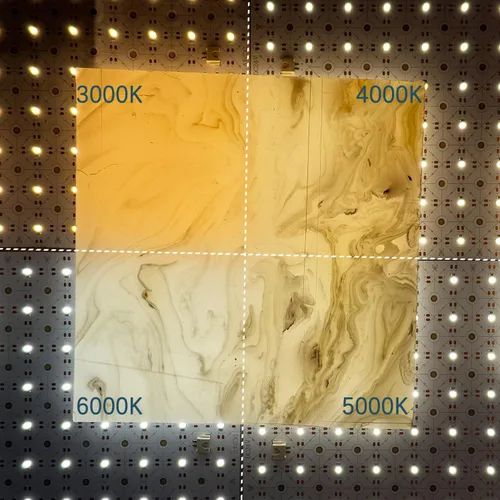 Miniatura 5 de Paquete de 4 hojas de retroiluminación LED de 24 V, 36 W, 4000 K, blanco, 19.3 x 9.6 pulgadas cada unidad, panel LED flexible regulable