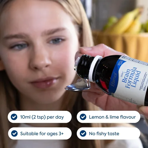 Miniatura 4 de Efalex Omega 3 +6 Suplemento alimenticio Líquido con sabor a limón y lima 150mls