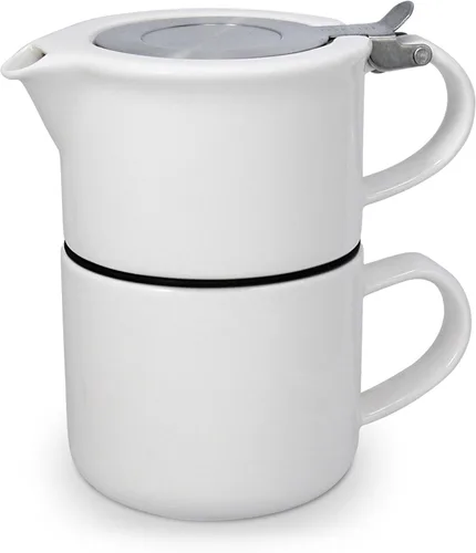 Miniatura 14 de FORLIFE Té para uno con infusor de 14 onzas, grafito negro