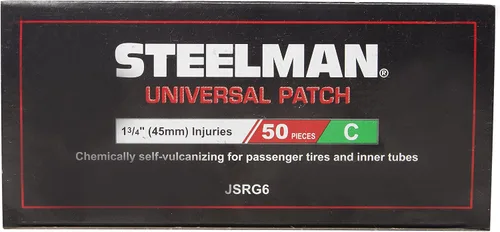 Miniatura 2 de STEELMAN JSRG6 Parche universal de reparación de neumáticos de 1-3/4 pulgadas, caja de 50
