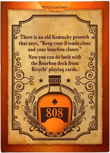 Miniatura 4 de Bicycle Cartas de Juego Bourbon Marrón
