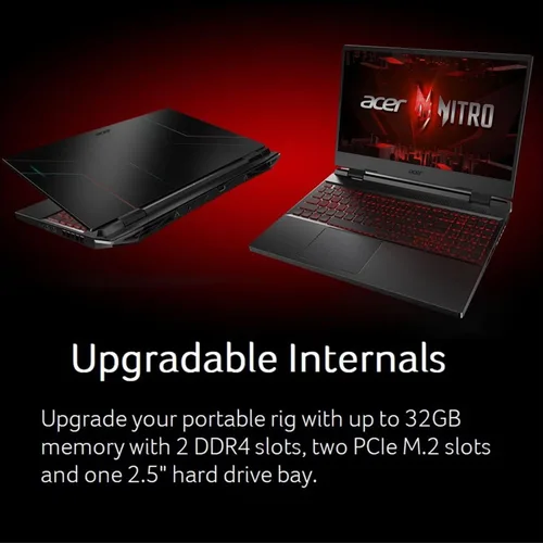 Miniatura 6 de Acer Nitro 5 - Laptop para juegos, pantalla FHD IPS de 15.6 pulgadas de 144 Hz, Intel 12 núcleos i5-12500H de 12ª generación, GeForce RTX 3050, 64
