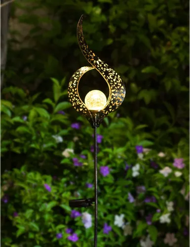 Miniatura 7 de Homeimpro Luces solares para exteriores, luces LED impermeables para jardín, césped, patio o patio Flower 1Pack