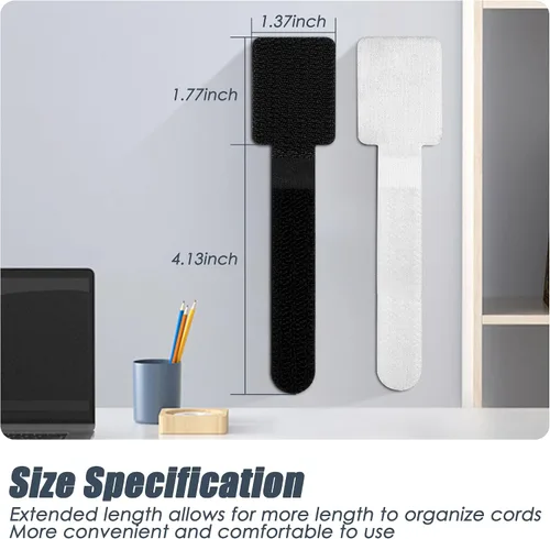 Miniatura 2 de Organizador de cables para electrodomésticos, organizador de cables adhesivo grande de escritorio para pequeños electrodomésticos de cocina, fuerte