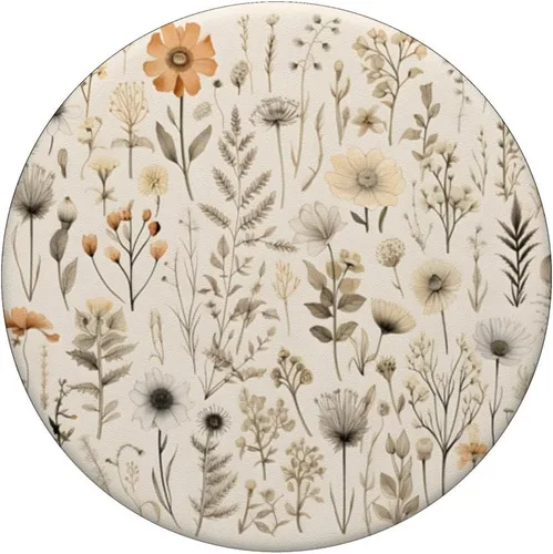 Miniatura 3 de PopSockets estándar de flores silvestres bohemias, diseño botánico, floral, vintage, PopSockets estándar