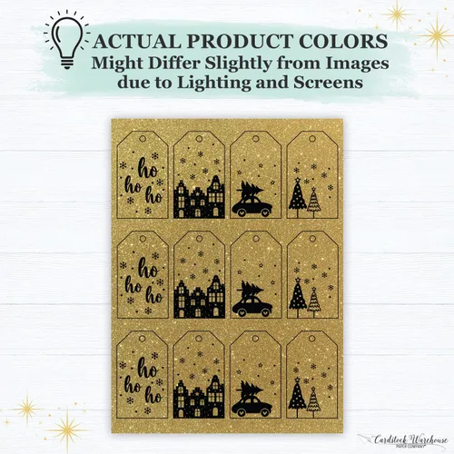 Miniatura 7 de Cardstock Warehouse Diamond Print Inkjet Glitter - Papel de cartulina con purpurina dorada de alta calidad, 15 hojas, 8.5 x 11 pulgadas, 104 Dorado