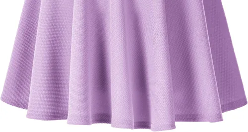 Miniatura 5 de Urban CoCo Women's Basic Versatile Stretchy Flared Casual Midi Skater Skirt