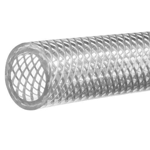 USA Sealing ZUSA-HT-26 - Tubería de PVC transparente de presión de altura reforzada FDA, 1/2 "ID, 5/8" OD, 50' de longitud