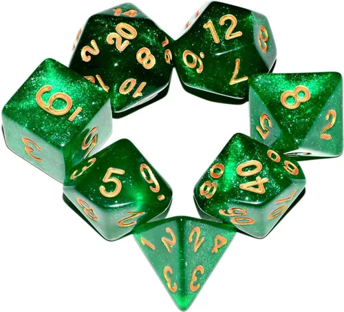 Miniatura 8 de Conjunto de dados DND transparentes rojos mezclados con blanco para juego de mesa Rojo y blanco