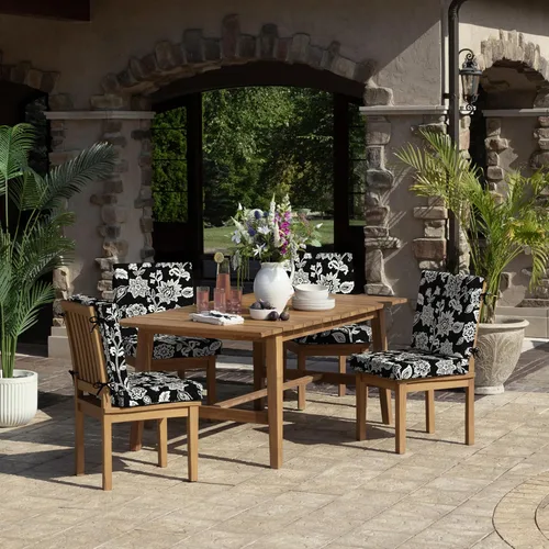 Miniatura 6 de Arden Foam - Cojín para silla de comedor al aire libre, 20 x 20 pulgadas, fabricado con espuma ProFoam, resistente a la lluvia, resistente a