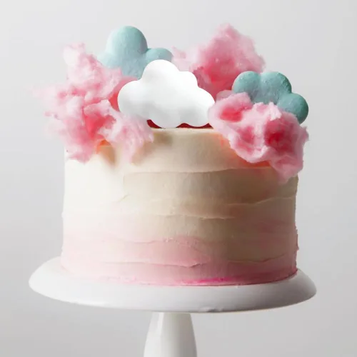Miniatura 6 de Paquete de 2 moldes de silicona con forma de nube, bandeja, molde de chocolate en forma de nube, molde de fondant 3D para pasteles, alimentos