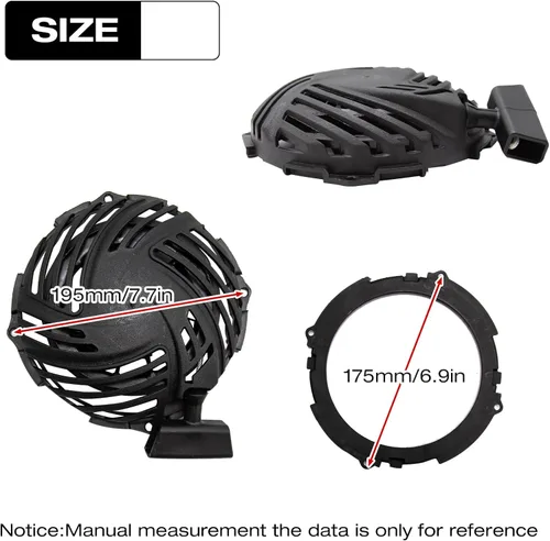 Miniatura 3 de Anxingo 591139 593959 Reemplazo del conjunto de arranque de retroceso para motores B S 591139 590588 593961 595355 093J02 09P602 09P702 cortacésped