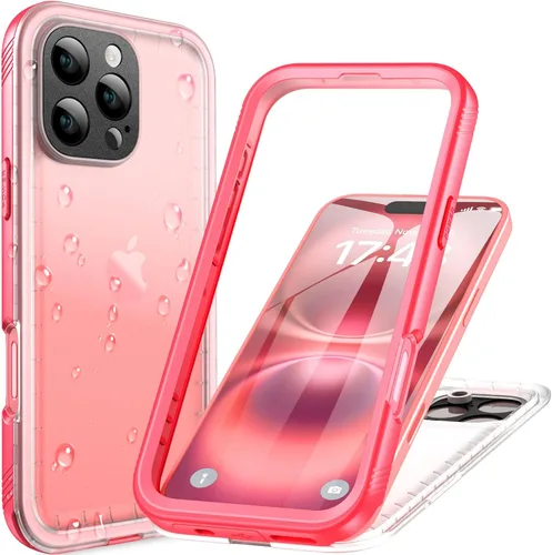 Miniatura 28 de Cozycase TOP Funda impermeable para iPhone 17 Pro Max - Grado militar resistente a todo 360 con protector de cámara de pantalla, doble IP68 a prueba