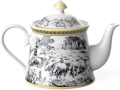 Miniatura 2 de Villeroy & Boch Audun Ferme - Tetera de 37 onzas, porcelana premium, fabricada en Alemania