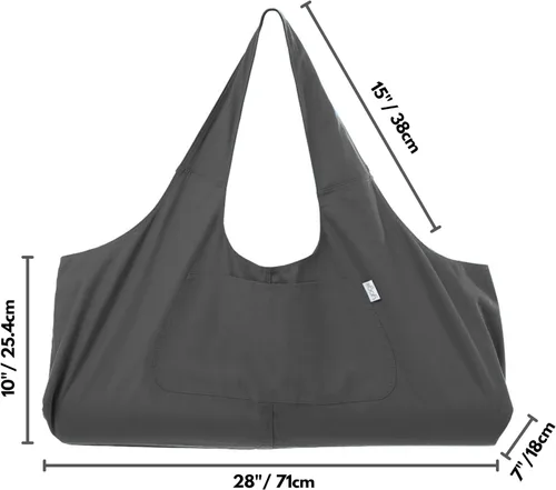 Miniatura 6 de Yogiii, bolsa para esterilla de yoga, la YogiiiTotePRO, bolsa grande para llevar esterilla de yoga con bolsillo lateral, para todos