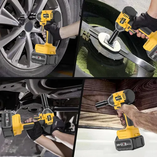 Miniatura 7 de Llave de impacto inalámbrica con batería de 4.0Ah, pistola de impacto sin escobillas de 1/2, 320 pies-libras (430 N·m) Controlador de impacto de 1