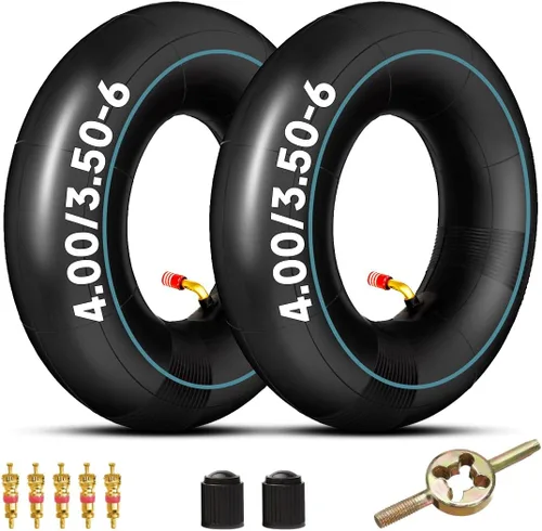 Miniatura 10 de FVRITO 4.10-6 4.10/3.50-6 Neumático NHS y Cámara de Aire para Go Kart, ATV Chino, Quad 4 Ruedas, Mini Moto, Equipo de Césped, Rototiller de Jardín