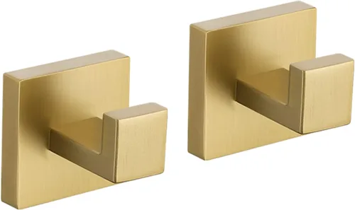 Miniatura 9 de TQKAG Gancho para toalla de baño, abrigo, bata negra, ganchos de pared de baño para cocina, garaje, montaje en pared de acero inoxidable Negro
