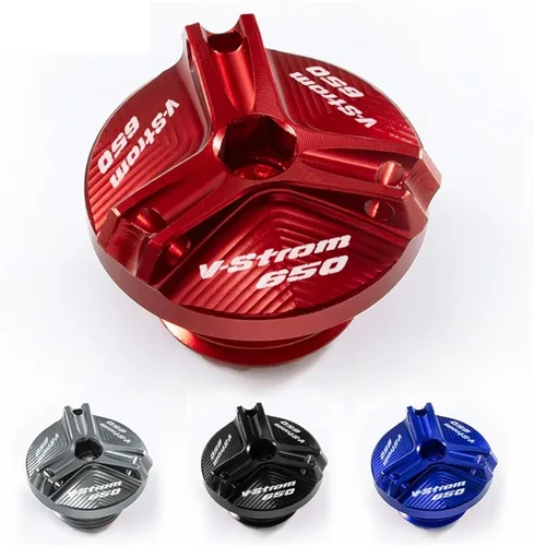 Miniatura 4 de Soporte de extensión lateral Soporte de extensión y tapa de llenado de aceite para Suzuki DL650 V-Strom 650 XT 650XT Vstrom650 (Color A Negro)