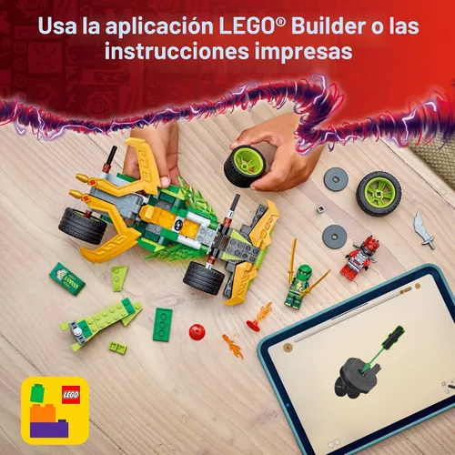 Miniatura 6 de LEGO NINJAGO - Auto de juguete Lloyd's Pull-Back Race Car - Juguete de construcción para juego de rol para niños y niñas, a partir de 7 años - Auto