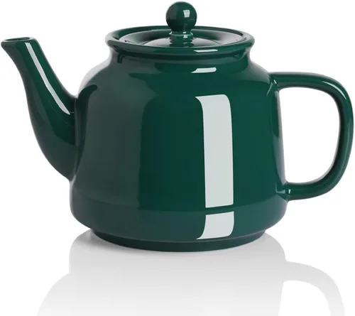 Miniatura 22 de Sweejar Tetera de porcelana con infusor de acero inoxidable extraíble, apto para microondas y lavavajillas, para té suelto, infusor de té para Jade