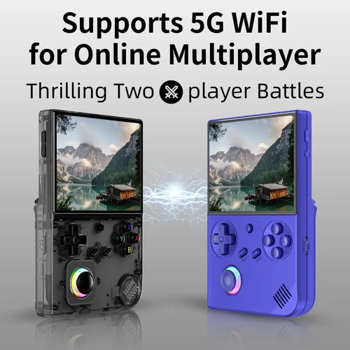 Miniatura 3 de RG40XX V Consolas de juegos portátiles RG40XXV Consola de juegos retro incorporada Tarjeta TF 64G RG 40XXV Consola de juegos portátil Linux Sistema