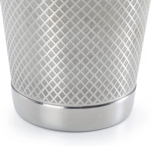 Miniatura 4 de Barfly Agitador de celosía de diamante de 18 oz, acero inoxidable
