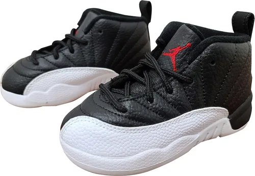 Miniatura 3 de Jordan Toddler's 12 Retro Playoffs BlackVarsity Red-White (850000 006)