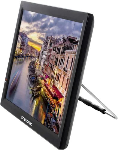 Miniatura 2 de Trexonic Televisor LED portátil recargable de 14 pulgadas 720p con HDMI, SD/MMC, USB, VGA, entrada/salida AV y sintonizador digital incorporado