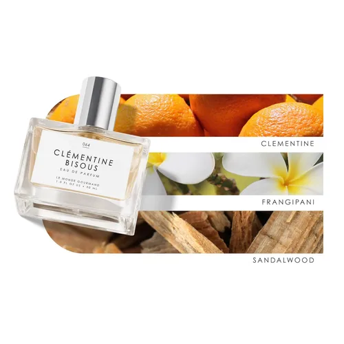 Miniatura 4 de Le Monde Gourmand Clémentine Bisous Eau de Parfum - 1 fl oz (30 ml) - Notas de perfume de sándalo, cítricos y florales