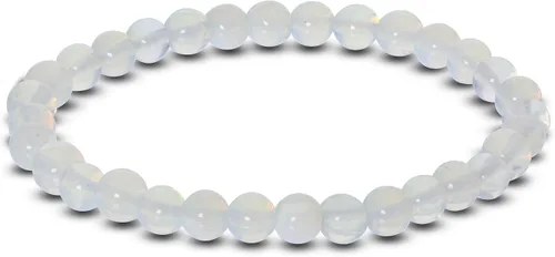 Miniatura 319 de Gem Avenue Handmade Round Bead Stretch Bracelet Unisex Natural Stone Beaded Jewelry for Men & Women, Elastic Wristband for Daily Wear