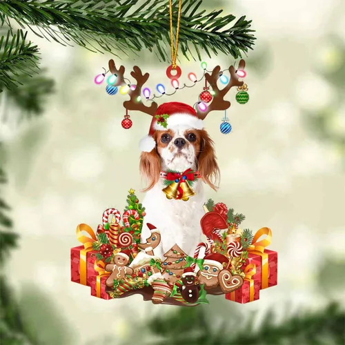 Miniatura 67 de Nazenti Adorno de Navidad personalizado de reno de Alaskan Malamute – Adorno de perro personalizado para amantes de las mascotas, acrílico plano