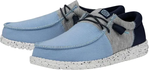 Miniatura 4 de Hey Dude Wally Tri Mocasines elastizados para hombre, cómodos y ligeros, sin cordones