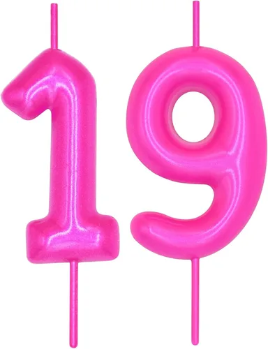 Miniatura 150 de DERVENTA Vela con números de 2.36 pulgadas, decoración perfecta para cumpleaños, brunch, postre, pastel, 1 pieza (número 0 rosa)