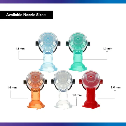 Miniatura 3 de 3M Accuspray - Recambios de boquilla para pistola de pintura PPS 2.0, 26620, 0.079 pulgadas, color rojo, uso con sistema de pistola de pulverización