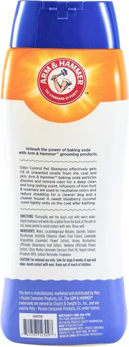 Miniatura 4 de Arm & Hammer Champú para perros con control de olores para mascotas, bicarbonato de sodio mejorado, pH equilibrado, aroma fresco de arándanos