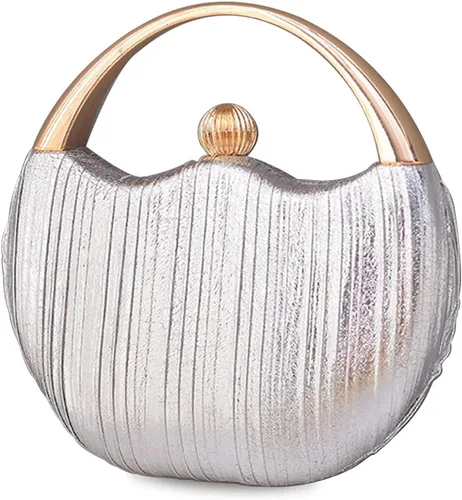 Bolso de mano para mujer, bolso de noche con purpurina para novia, boda, elegante bolso de hombro