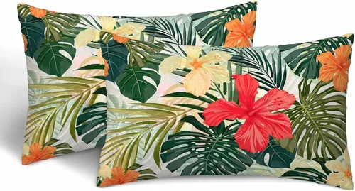 Miniatura 37 de Juego de 2 fundas de almohada de panal de abeja de 18 x 18 pulgadas, color amarillo miel, abstracto, fundas de almohada cuadradas de terciopelo