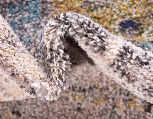 Miniatura 10 de Tapete abstracto Unique Loom, colección Estrella, moderno, multiárea, Polipropileno, Gris