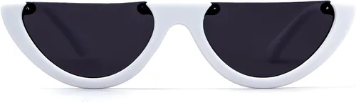 Miniatura 6 de GIFIORE Gafas de sol semi sin montura vintage retro medio redondas