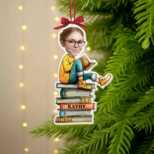 Miniatura 13 de Adorno acrílico en forma de cámara 2D, nombre personalizado y foto colgante de Navidad para fotógrafo, adorno de marco de fotos retro personalizado