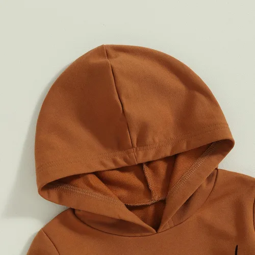 Miniatura 16 de Mandizy Conjunto de ropa de otoño para bebé niña pequeña, sudadera de manga larga con estampado de letras bendecidas, pantalones de camuflaje