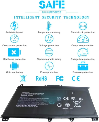 Miniatura 6 de TF03XL 920070-855 920046-421 Batería para HP Pavilion 15-CC 15-CD 15-CC023CL 17-AR050WM 17-AR007CA 15-cc154cl 15-cc060wm 15-cc152od 15-cd152od
