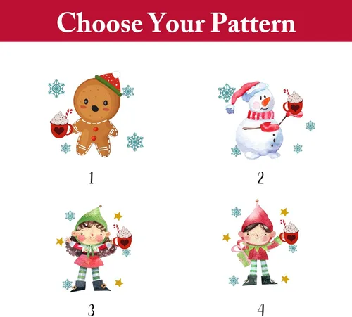 Miniatura 6 de Tazas de café de Navidad con nombre personalizado, tazas de chocolate caliente para niños, taza de té de cerámica de 11 onzas, taza de té de muñeco
